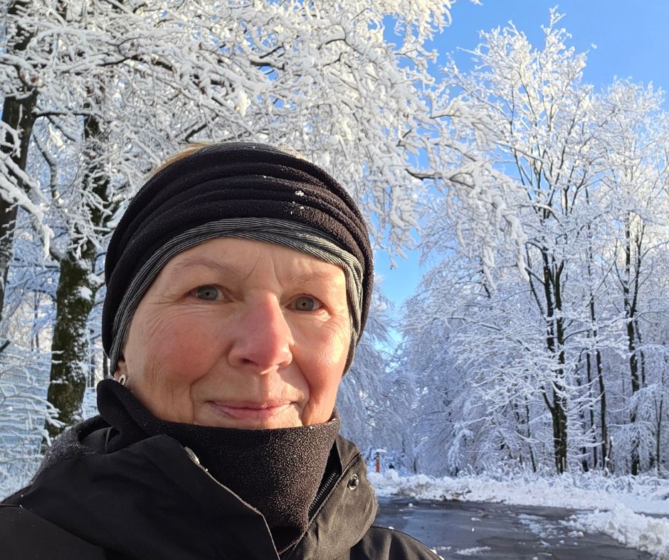 Bettina Bergmann beim Laufen