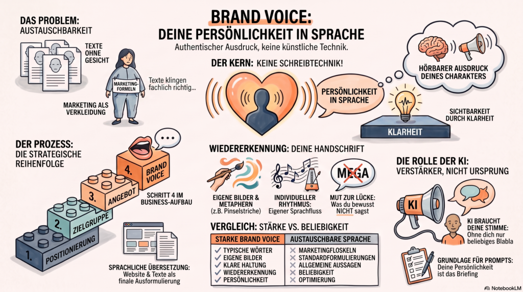 Brand Voice Infografik