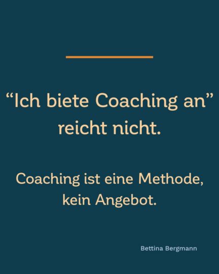 angebotsstruktur coaching