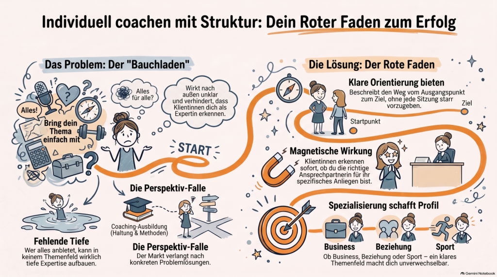 angebotsstruktur coaching roter faden